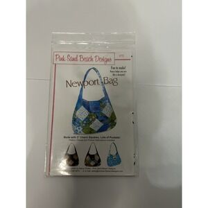 Pink Sand Beach Designs Newport Bag Sewing Pattern #111 Charm Square Tote Purse